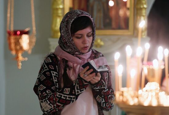 Christmas celebrated across Russia