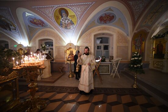 Christmas celebrated across Russia