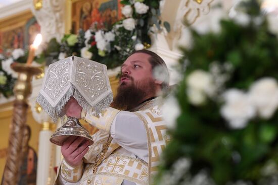 Christmas celebrated across Russia