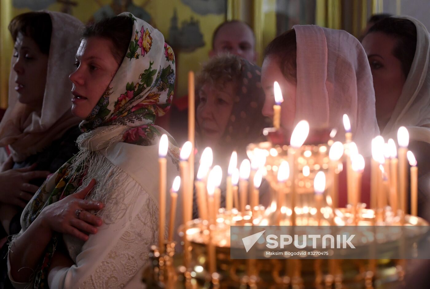 Christmas celebrated across Russia