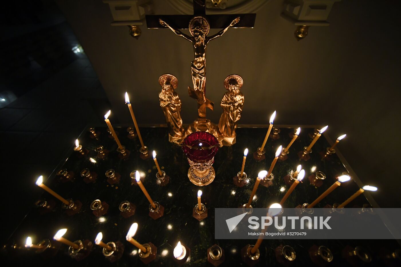 Christmas celebrated across Russia