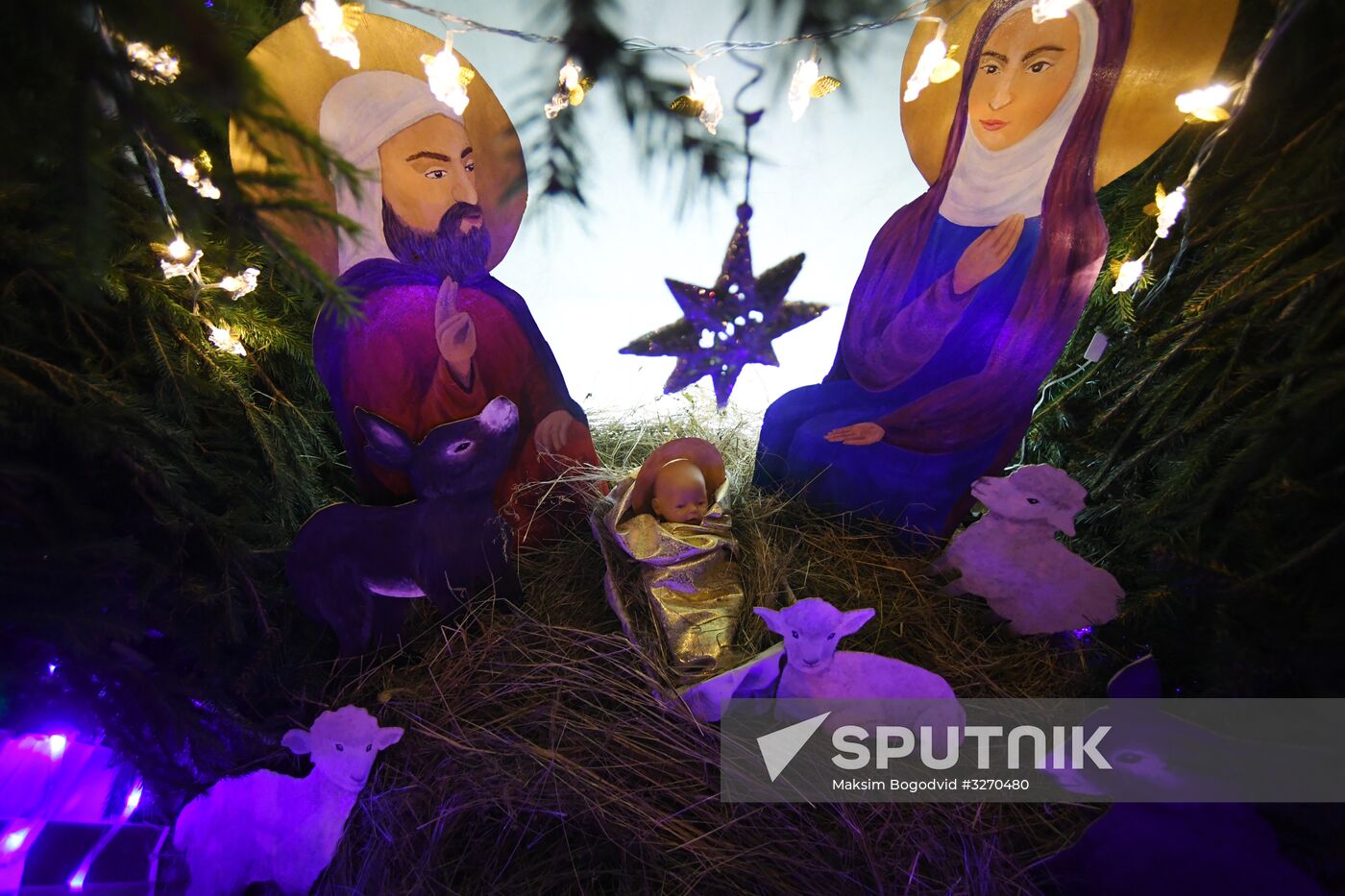 Christmas celebrated across Russia