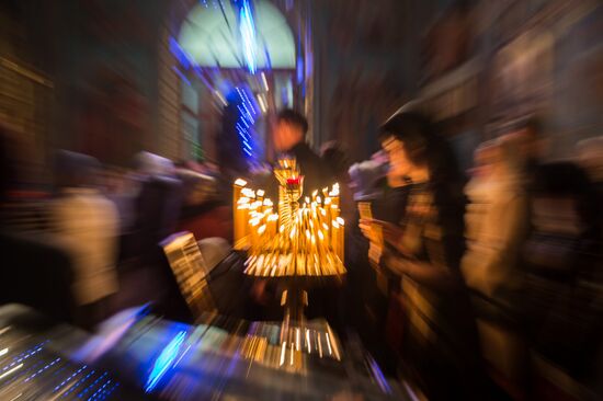 Christmas celebrated across Russia