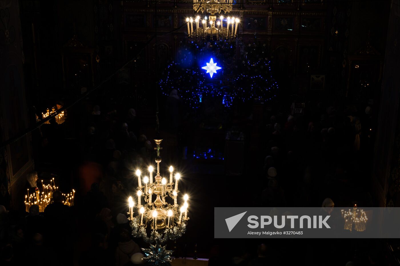 Christmas celebrated across Russia