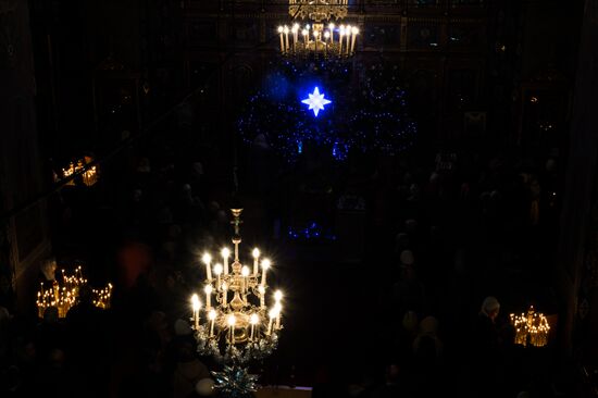 Christmas celebrated across Russia
