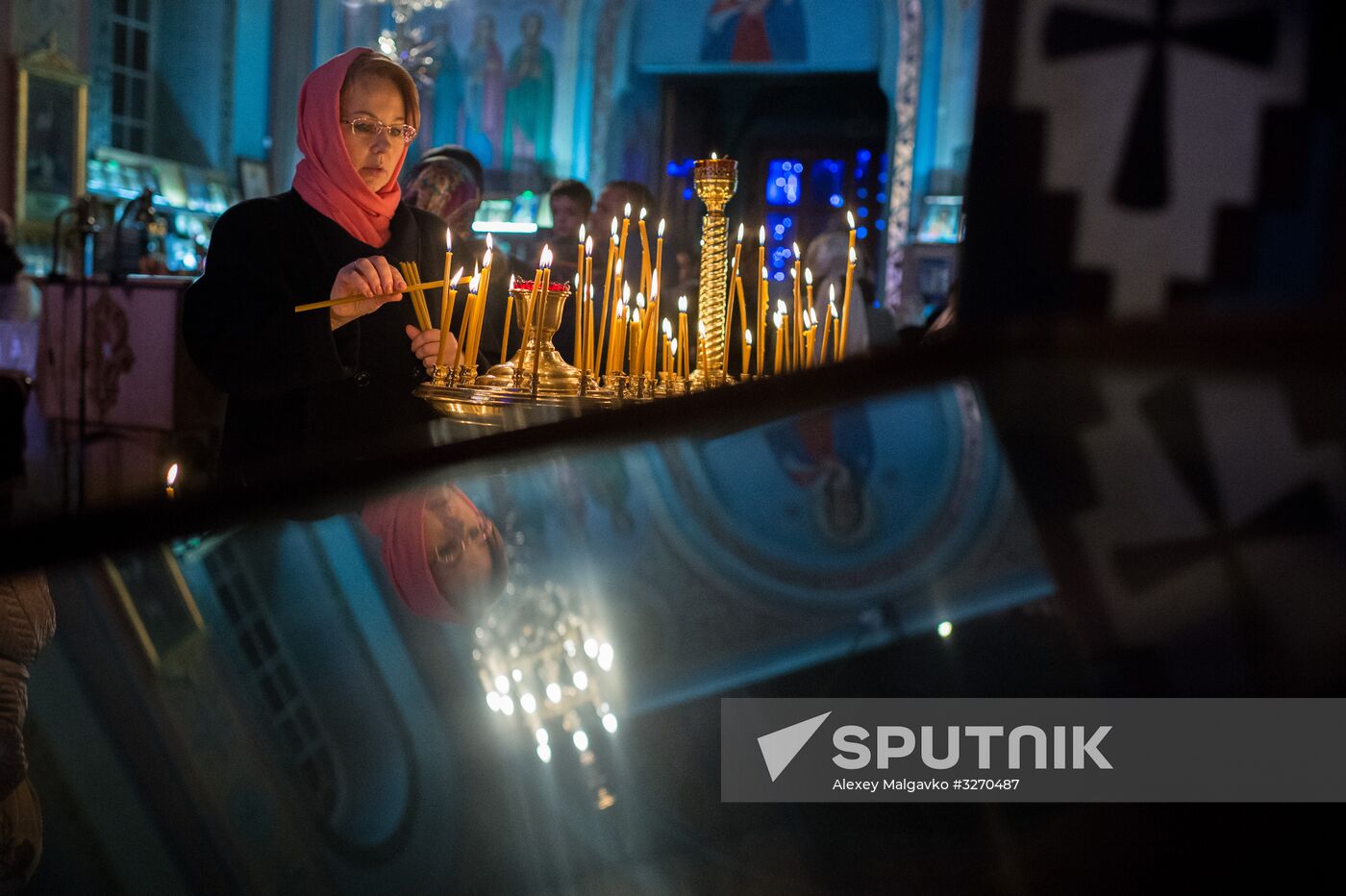 Christmas celebrated across Russia