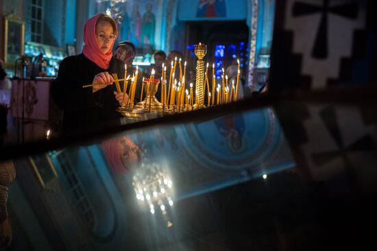 Christmas celebrated across Russia