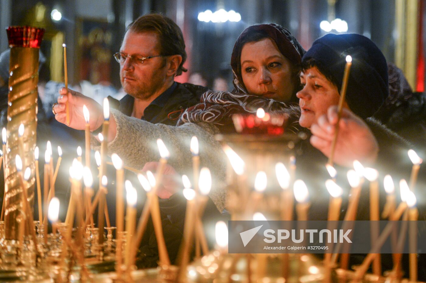 Christmas celebrated across Russia