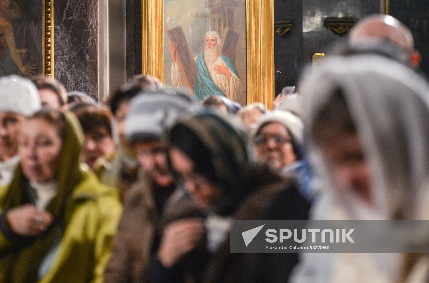 Christmas celebrated across Russia