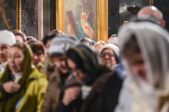 Christmas celebrated across Russia