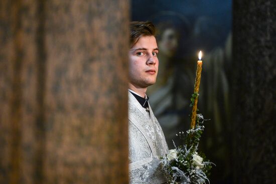 Christmas celebrated across Russia