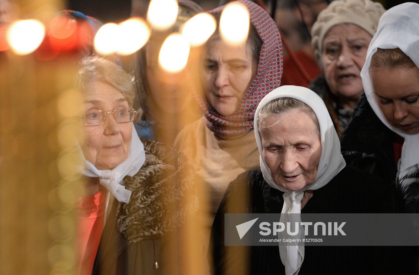 Christmas celebrated across Russia