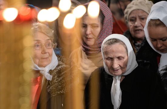 Christmas celebrated across Russia