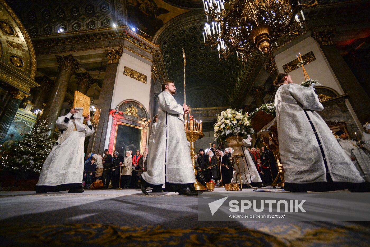 Christmas celebrated across Russia
