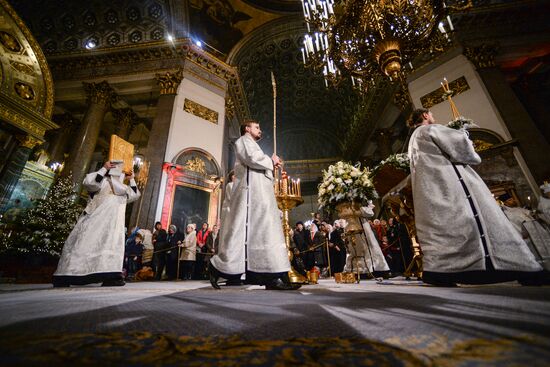 Christmas celebrated across Russia