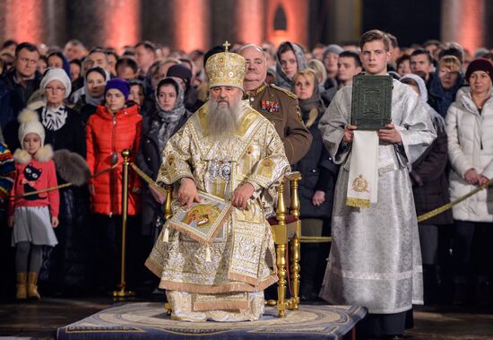 Christmas celebrated across Russia