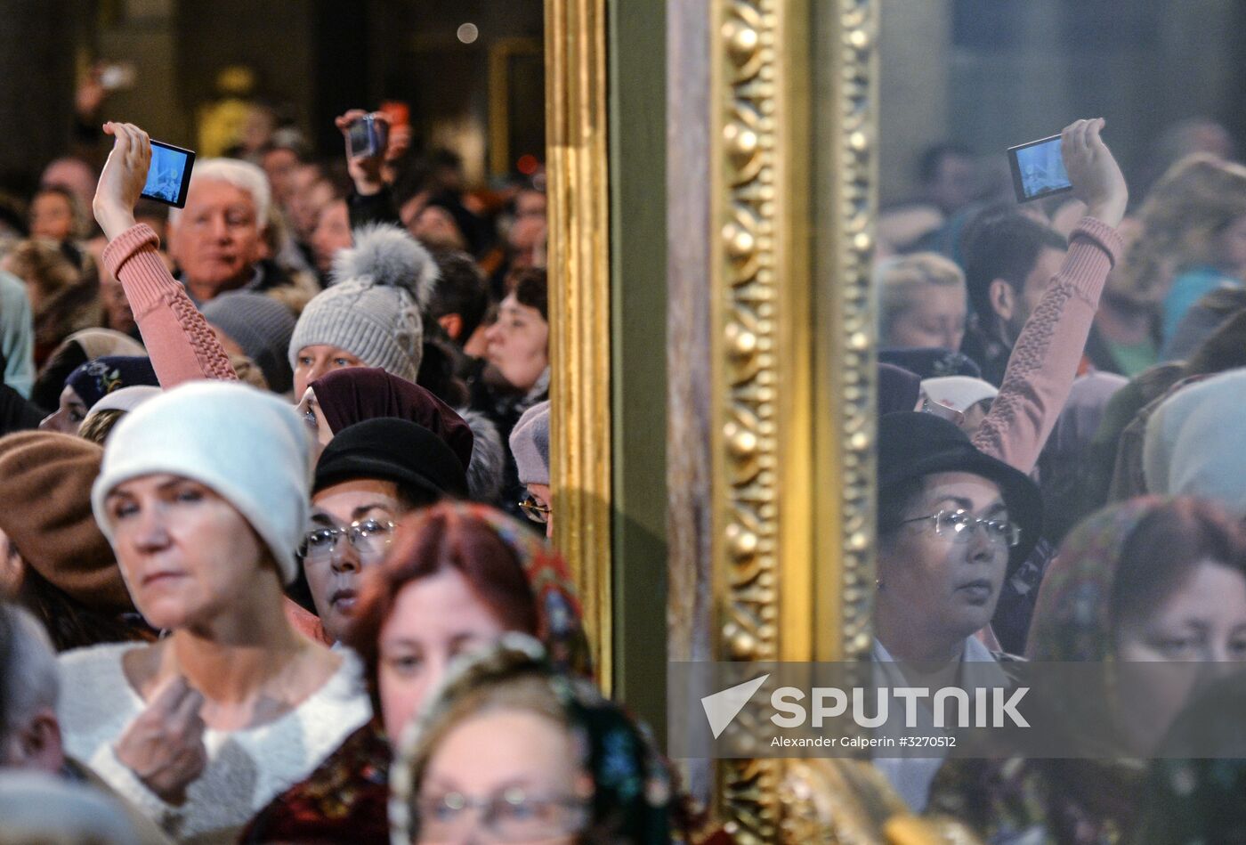 Christmas celebrated across Russia