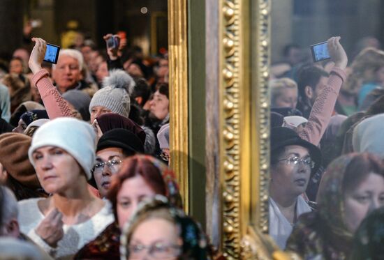 Christmas celebrated across Russia