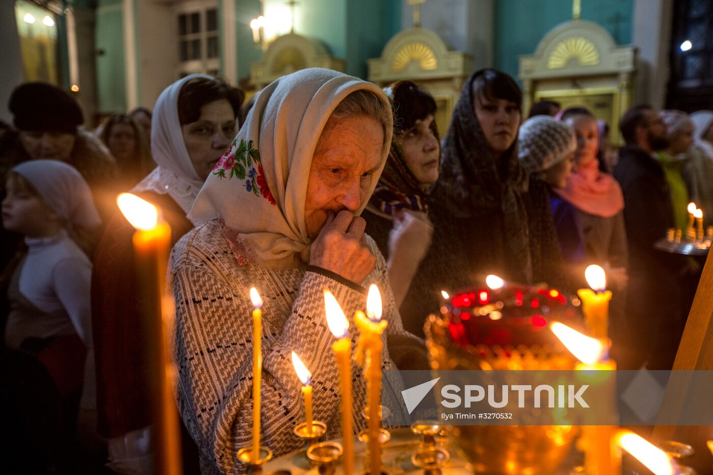 Christmas celebrated across Russia