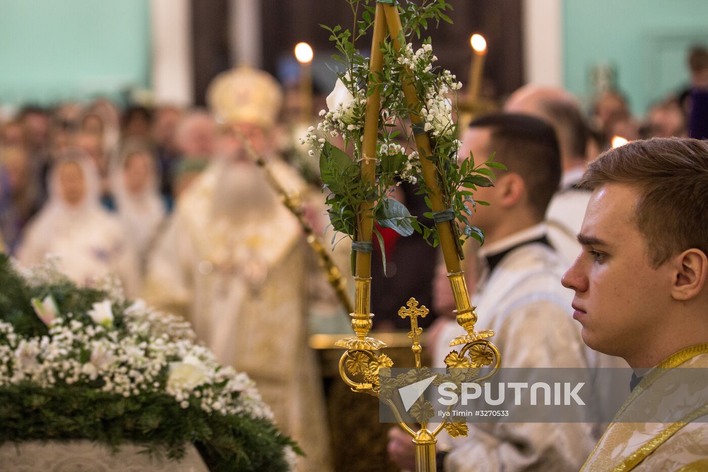 Christmas celebrated across Russia