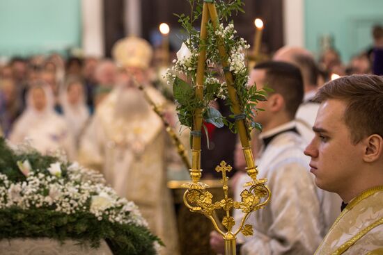 Christmas celebrated across Russia