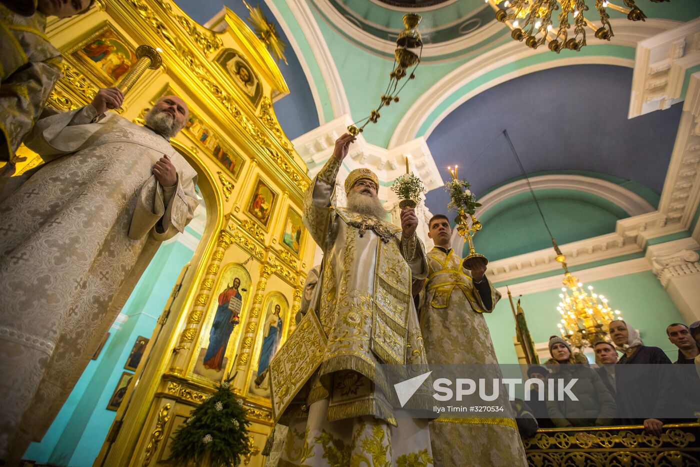 Christmas celebrated across Russia