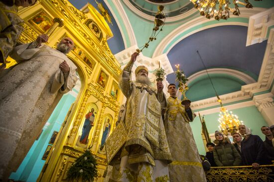 Christmas celebrated across Russia