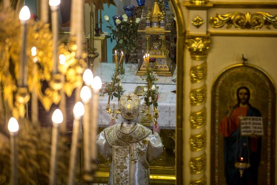 Christmas celebrated across Russia