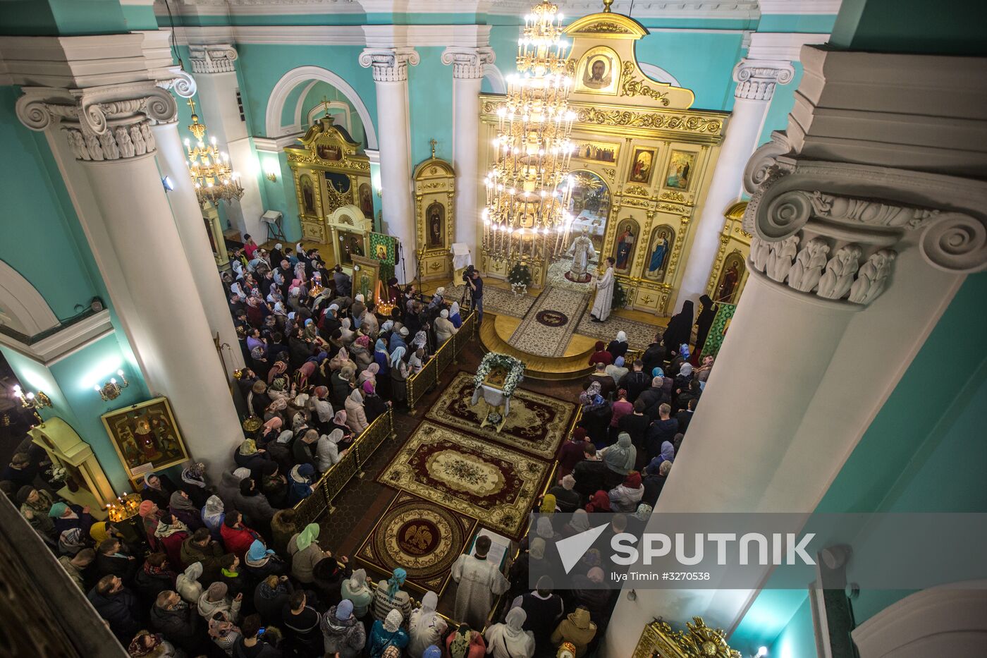 Christmas celebrated across Russia
