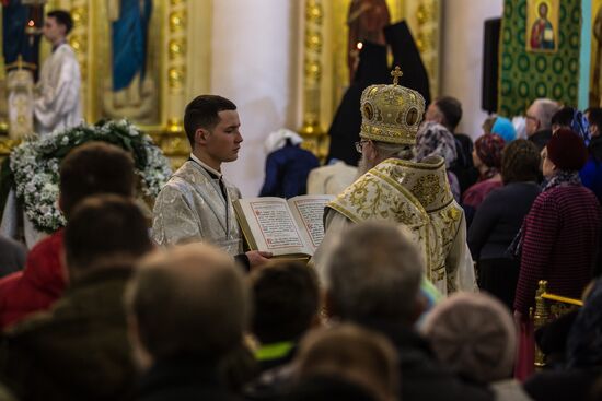 Christmas celebrated across Russia