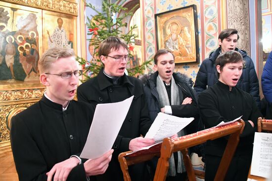 Christmas celebrated across Russia