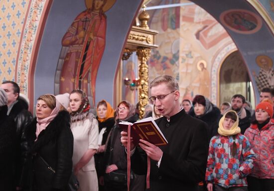 Christmas celebrated across Russia