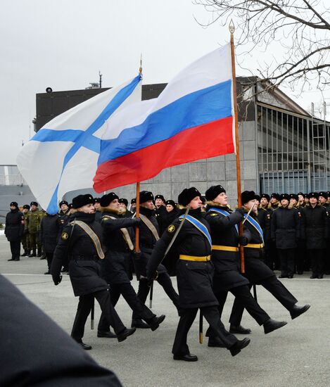 Meeting of Pacific Fleet ships in Vladivostok