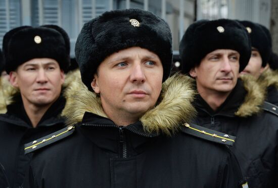 Meeting of Pacific Fleet ships in Vladivostok