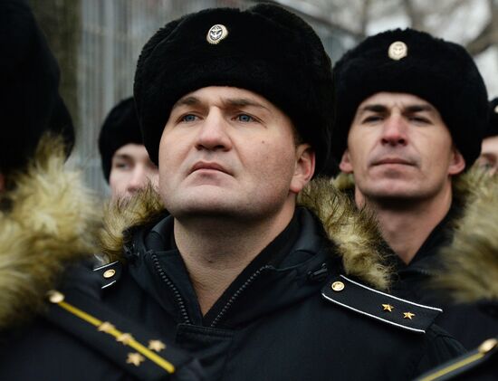 Meeting of Pacific Fleet ships in Vladivostok