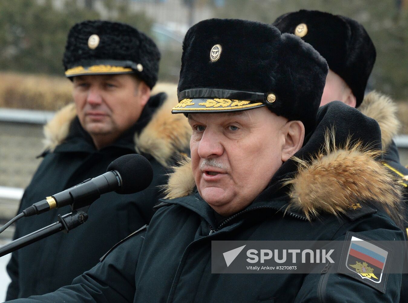 Meeting of Pacific Fleet ships in Vladivostok