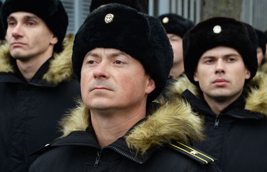 Meeting of Pacific Fleet ships in Vladivostok