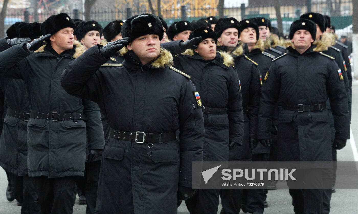 Meeting of Pacific Fleet ships in Vladivostok