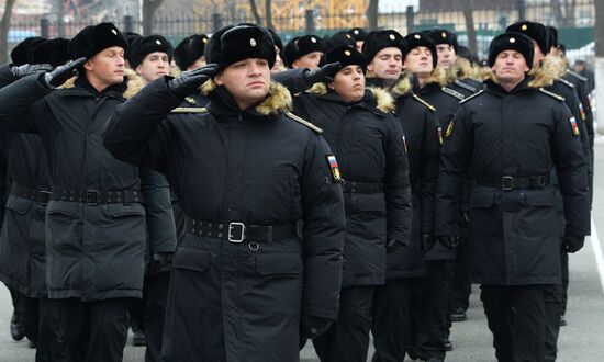 Meeting of Pacific Fleet ships in Vladivostok