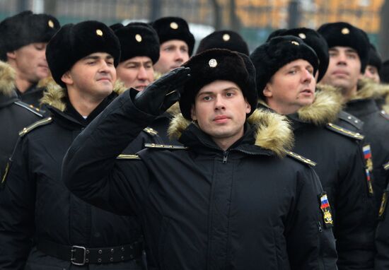 Meeting of Pacific Fleet ships in Vladivostok
