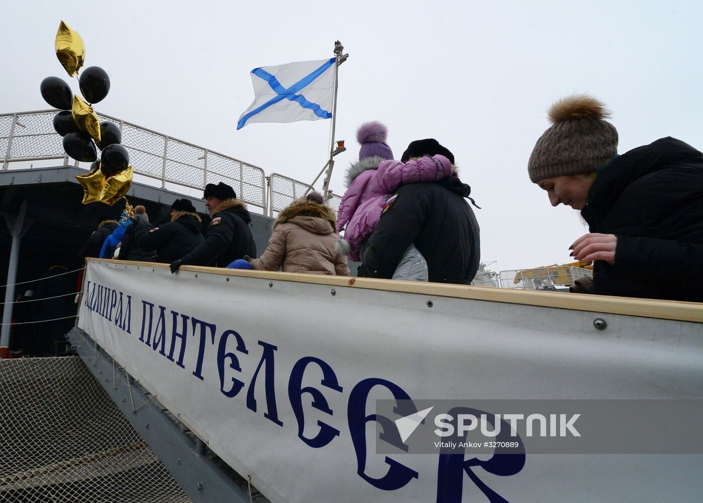 Meeting of Pacific Fleet ships in Vladivostok