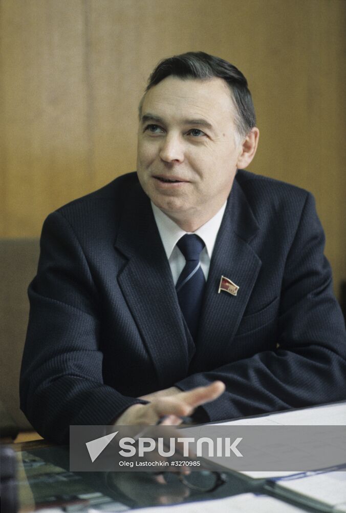 Chairman of State Committee of USSR for Science and Technology Boris Tolstykh