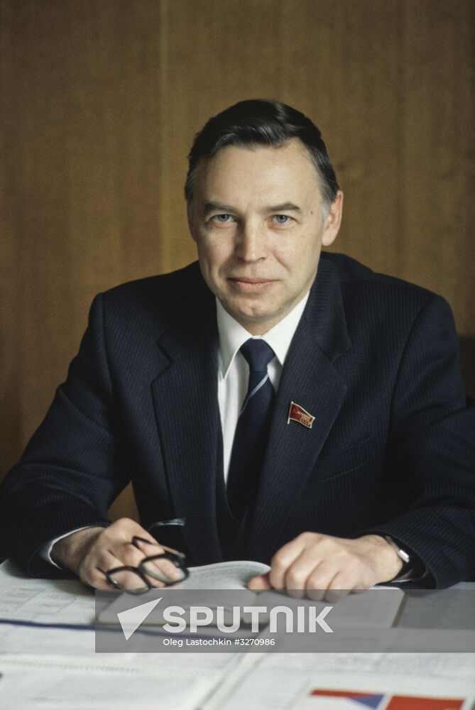 Chairman of State Committee of USSR for Science and Technology Boris Tolstykh