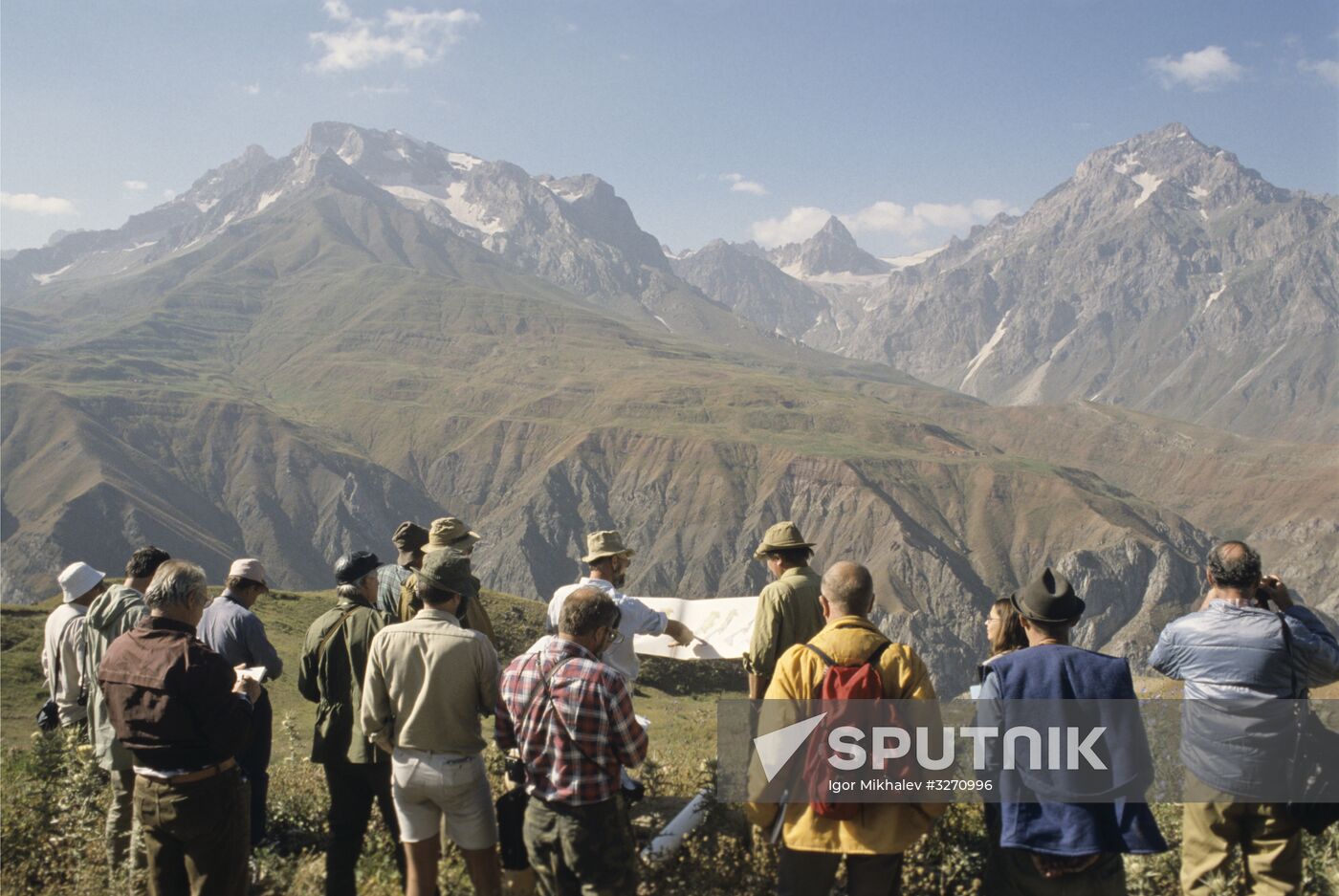 International geological expedition in Tian Shan