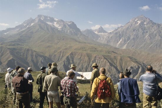 International geological expedition in Tian Shan