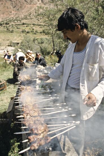 International geological expedition in Tian Shan