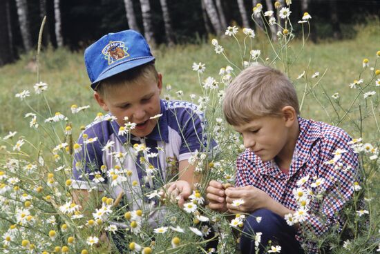 Village of Fedoskino in Moscow suburbs