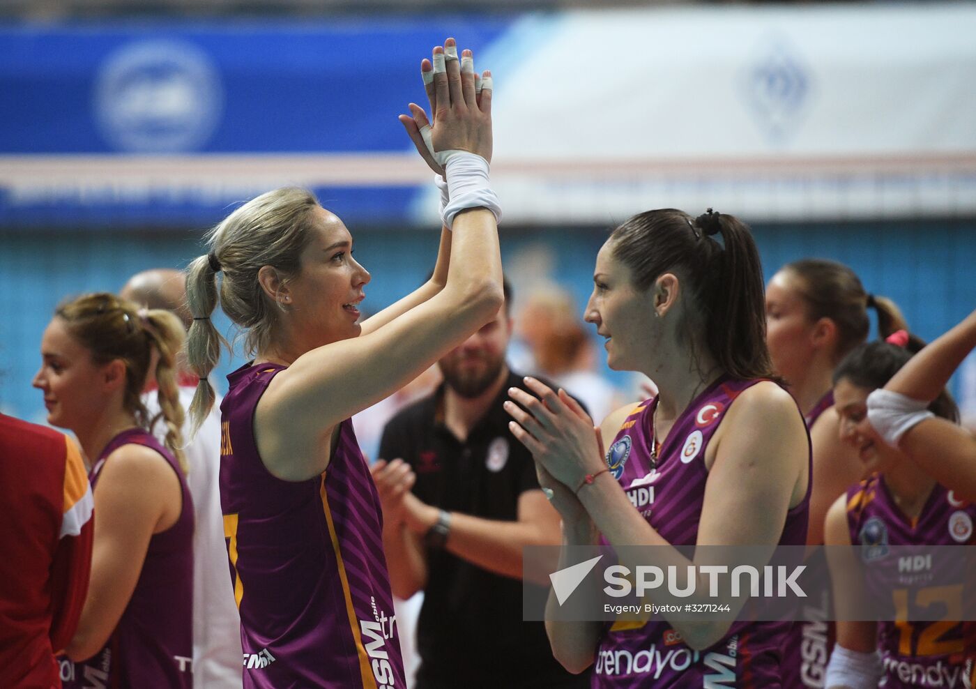Volleyball Champions League. Dynamo Moscow vs. Galatasaray