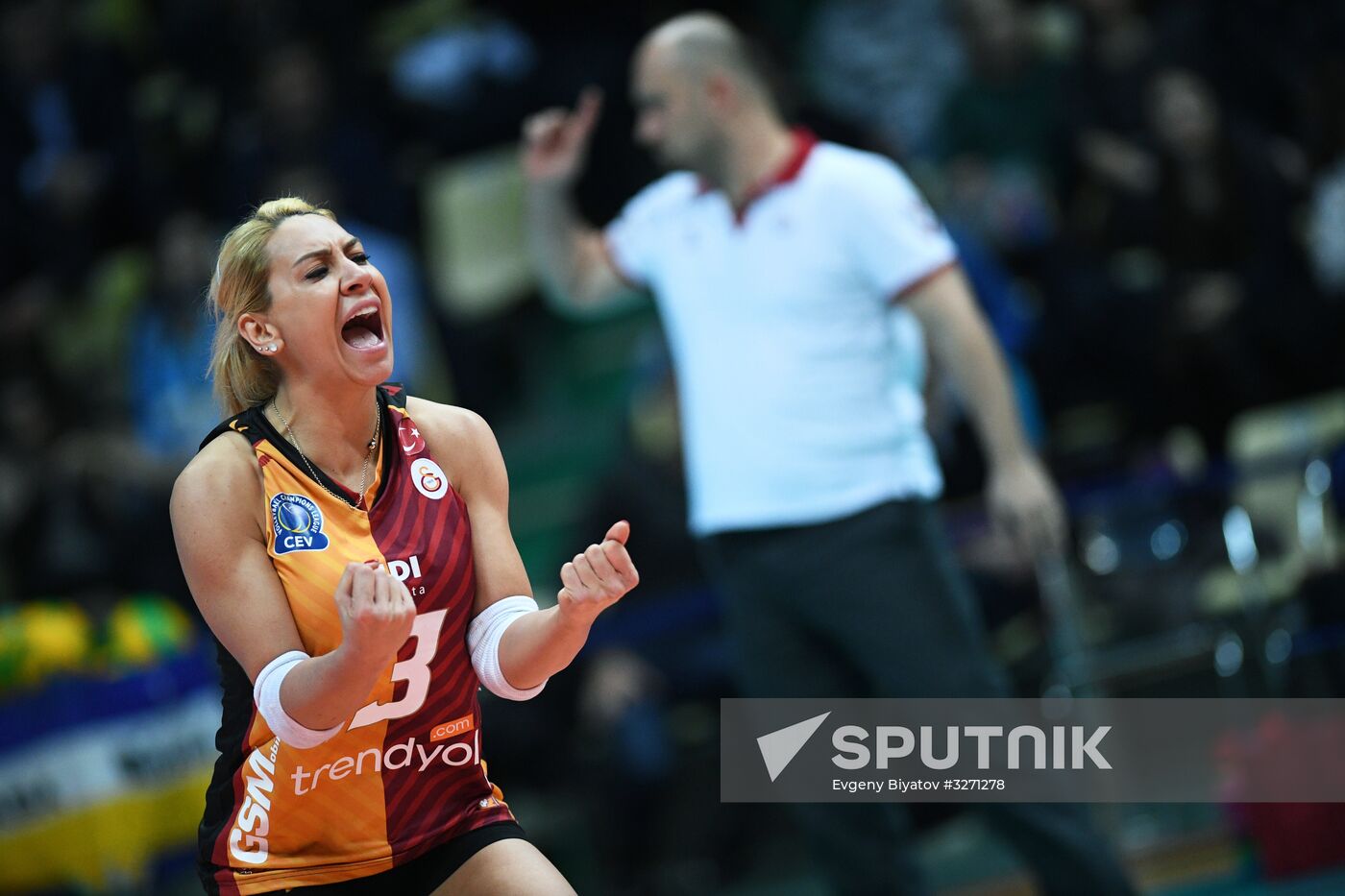 Volleyball Champions League. Dynamo Moscow vs. Galatasaray