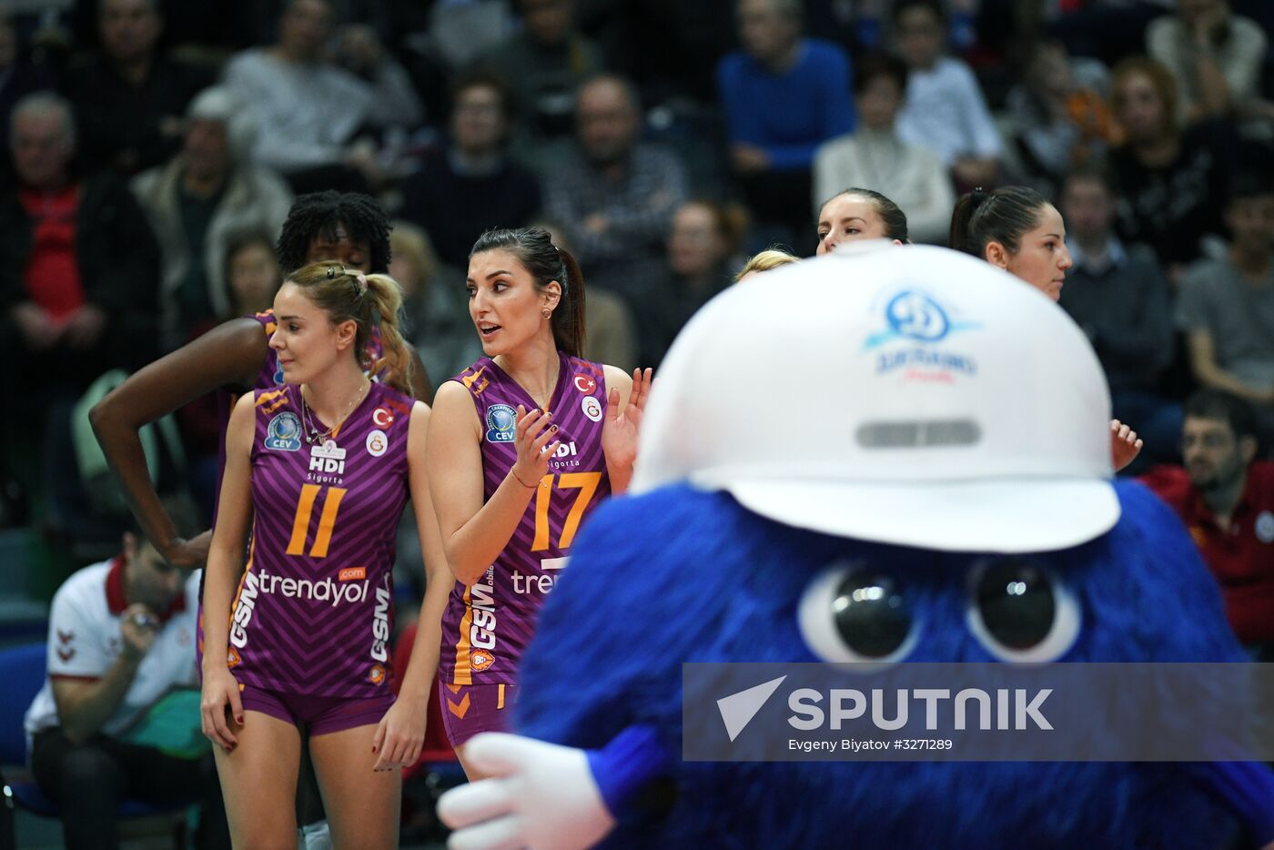 Volleyball Champions League. Dynamo Moscow vs. Galatasaray